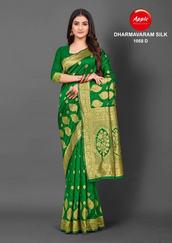 Apple Dharmavarm Silk 1058 Fancy Cotton Silk Saree Collection